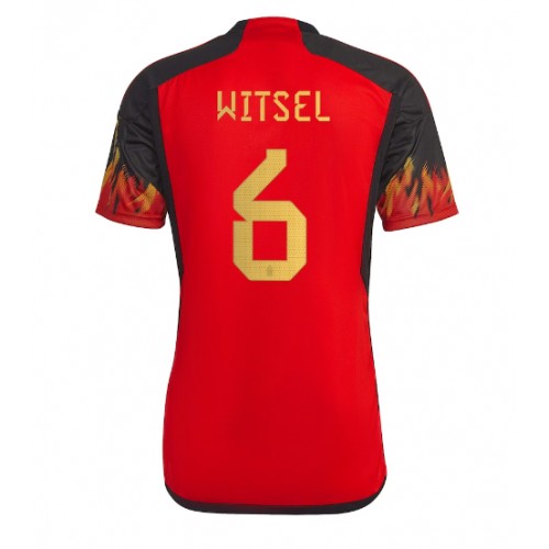 Maillot de foot Belgique Axel Witsel #6 Domicile Monde 2022 Manches Courte